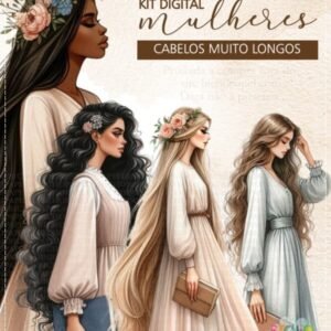 Kit Digital Mulheres Cabelos Longos 11