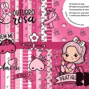Kit Digital Outubro Rosa 1