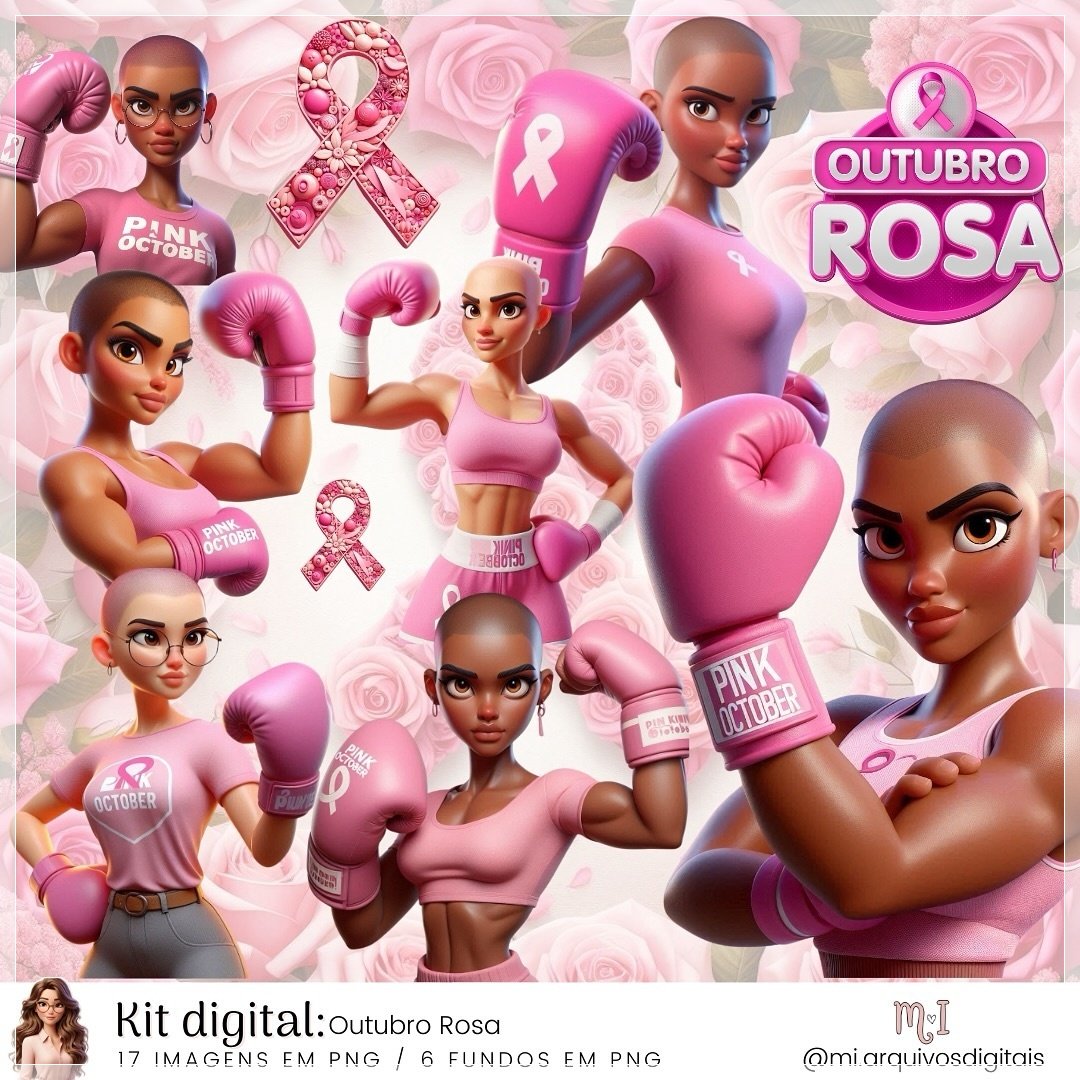 Kit Digital Outubro Rosa 1