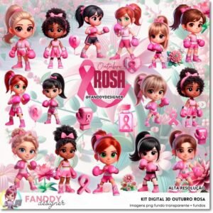 Kit Digital Outubro Rosa 1