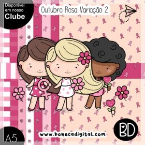 Kit Digital Outubro Rosa Variação 3
