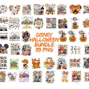 Kit Digital Pacote De Halloween Mickey E Amigos 29