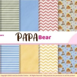 Kit Digital Papeis Papai Urso Dia Dos Pais 4