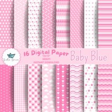 Kit Digital Papeis Rosa 6