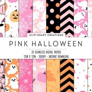 Kit Digital Pink Halloween 3