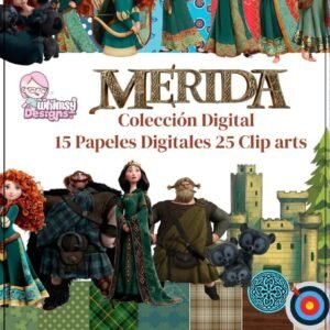 Kit Digital Princesa Valente Merida 2