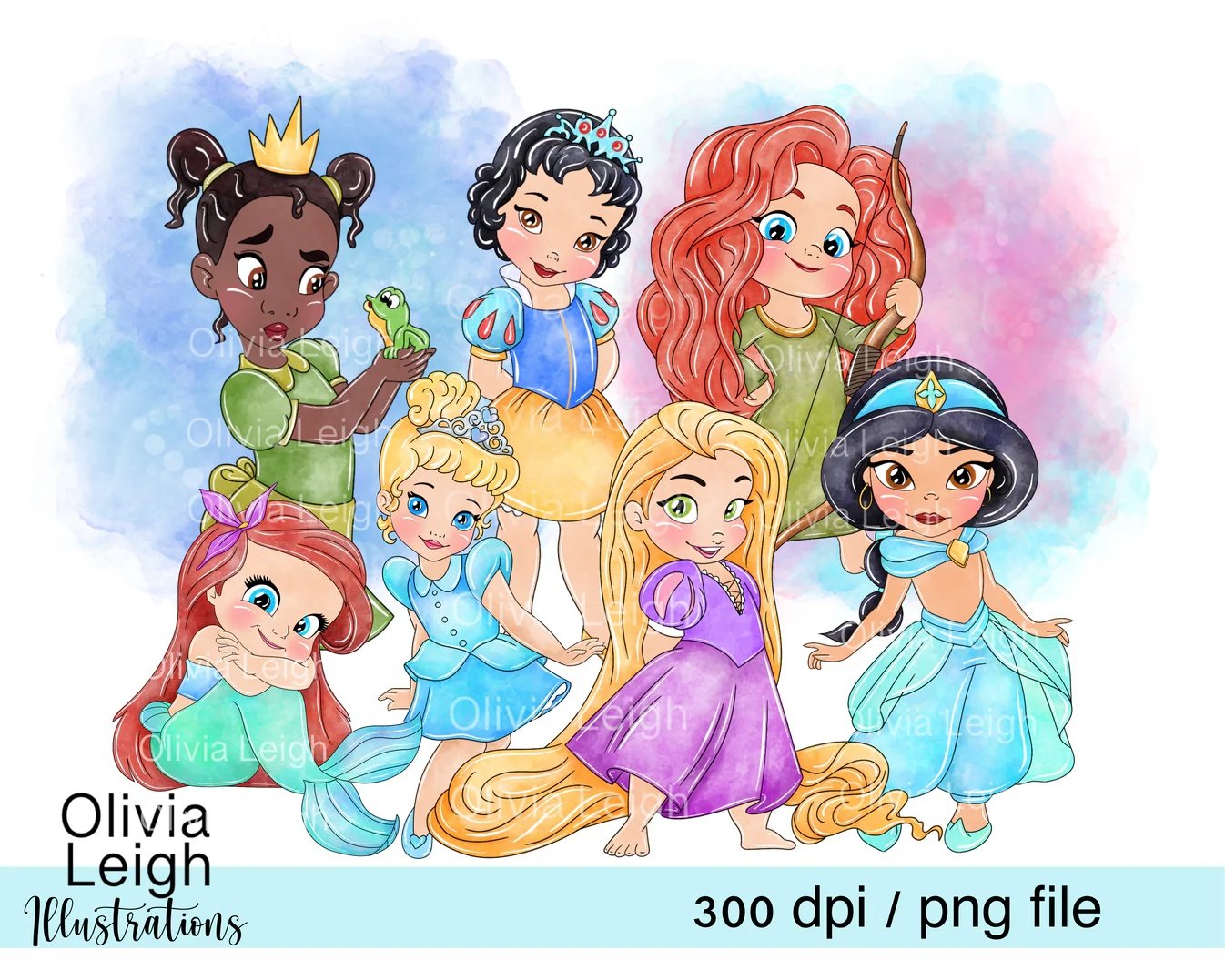 Kit Digital Princesas Baby 10