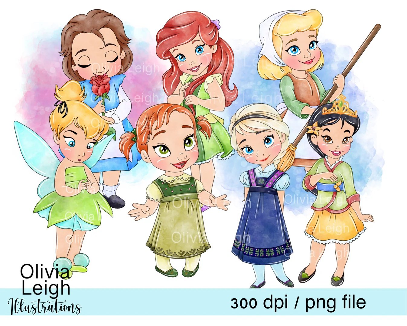 Kit Digital Princesas Baby 11