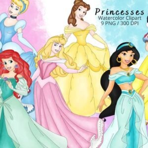 Kit Digital Princesas 17