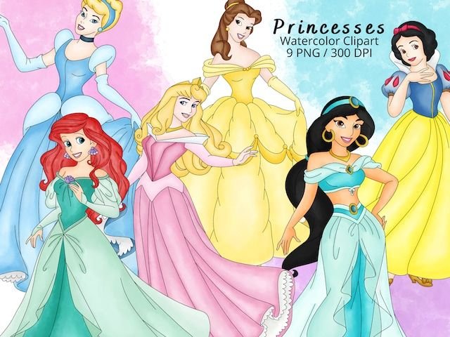 Kit Digital Princesas 17