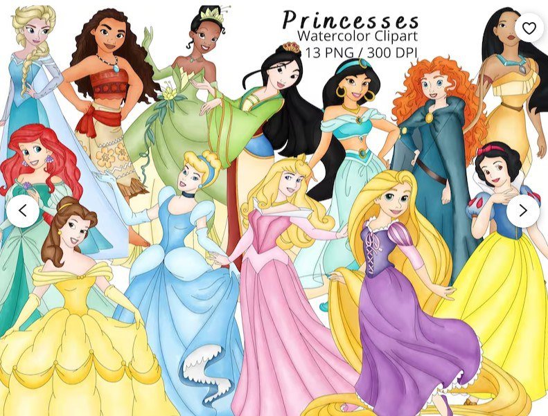 Kit Digital Princesas 18