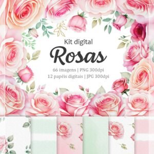 Kit Digital Rosas 13