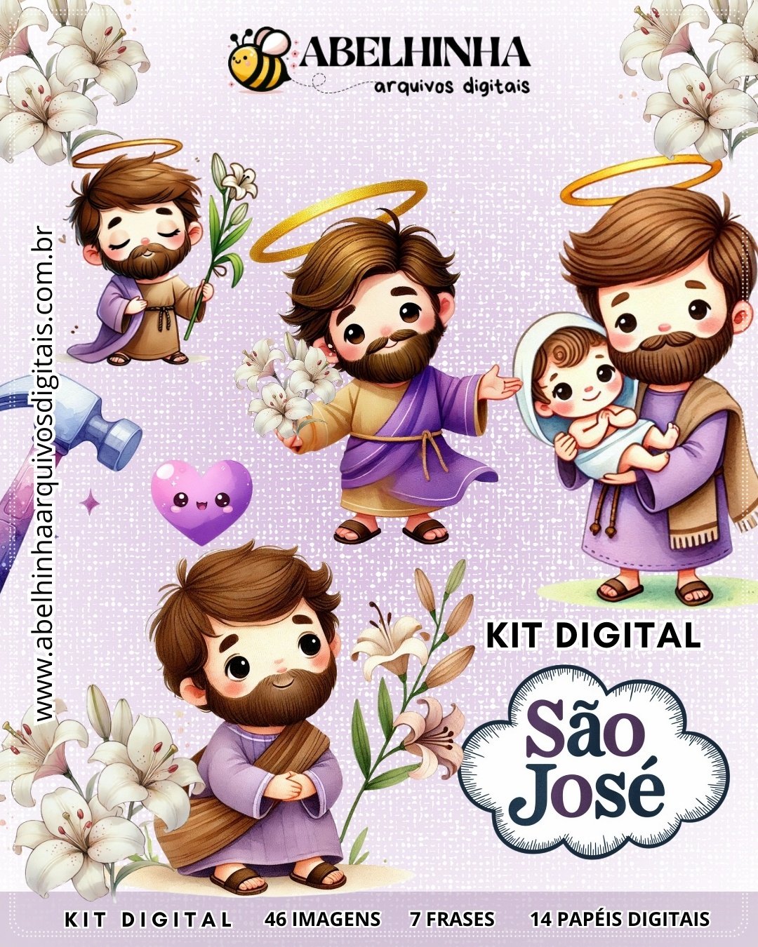 Kit Digital São José Roxo 17