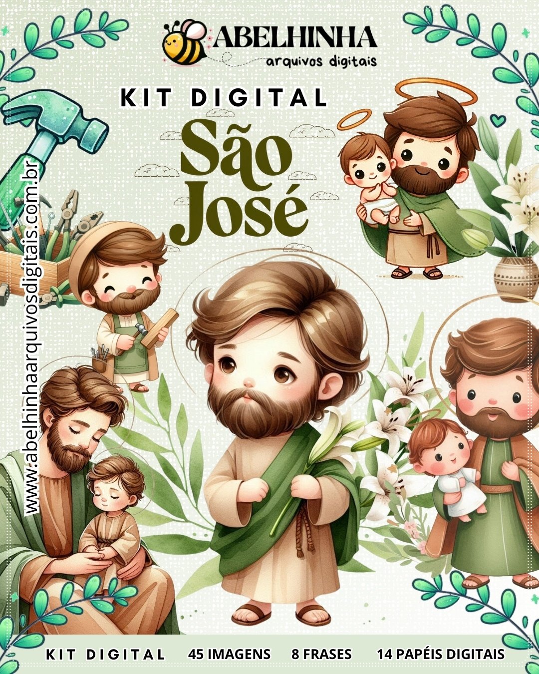 Kit Digital São José Verde 18