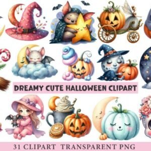 Kit Digital Sonhos Cute Halloween 16