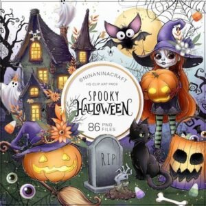 Kit Digital Spooky Halloween 12