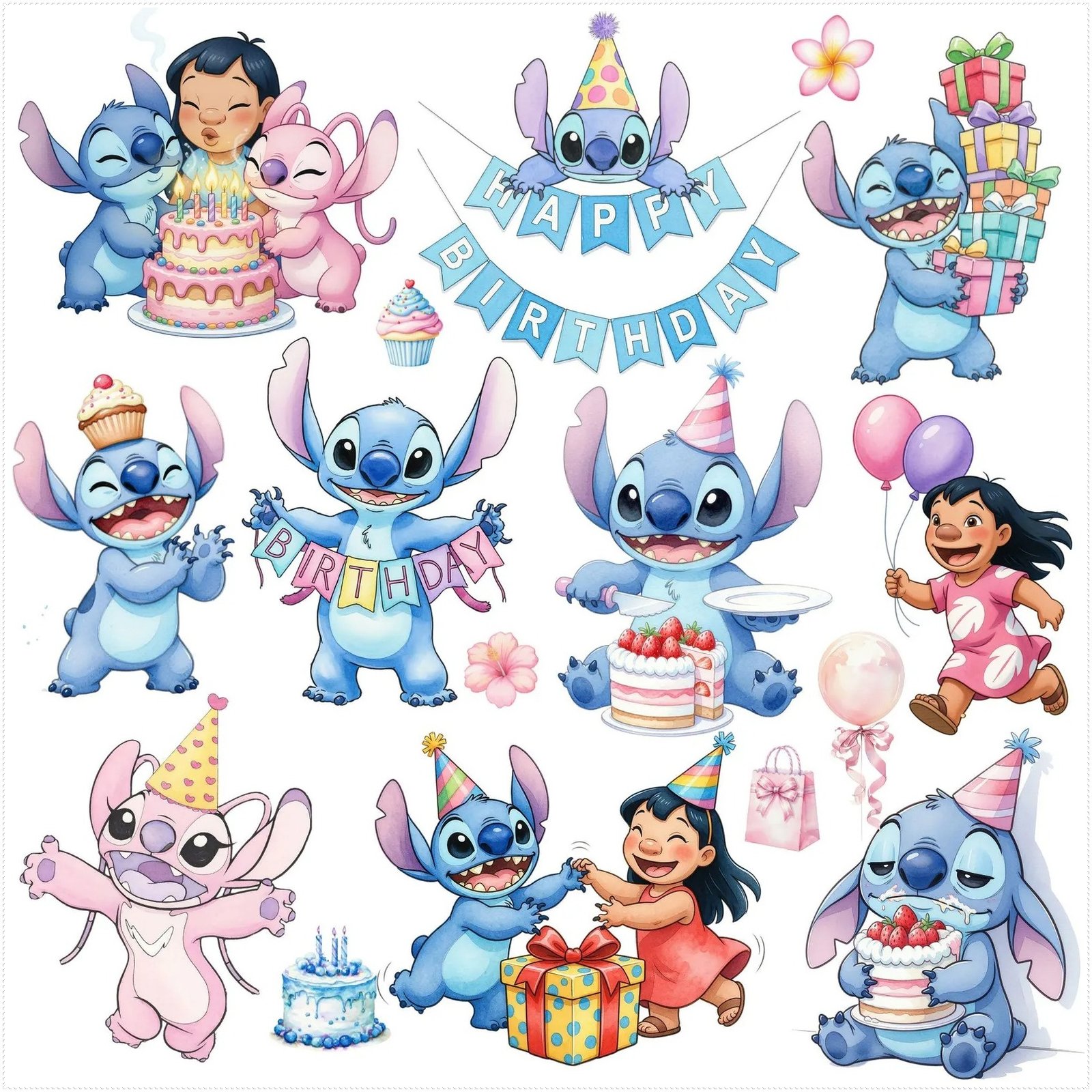 Kit Digital Stich Birthday 1