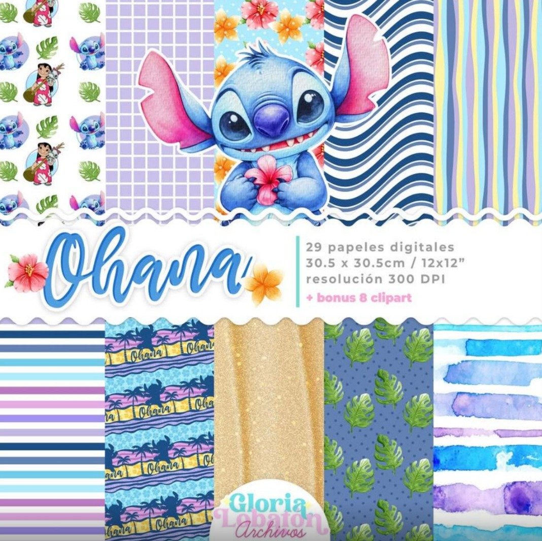 Kit Digital Stitch Ohana 5