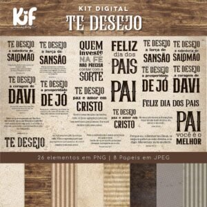 Kit Digital Te Desejo Dia Dos Pais 5