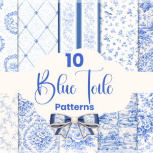 Kit Digital Toile De Jouy Seamless 6