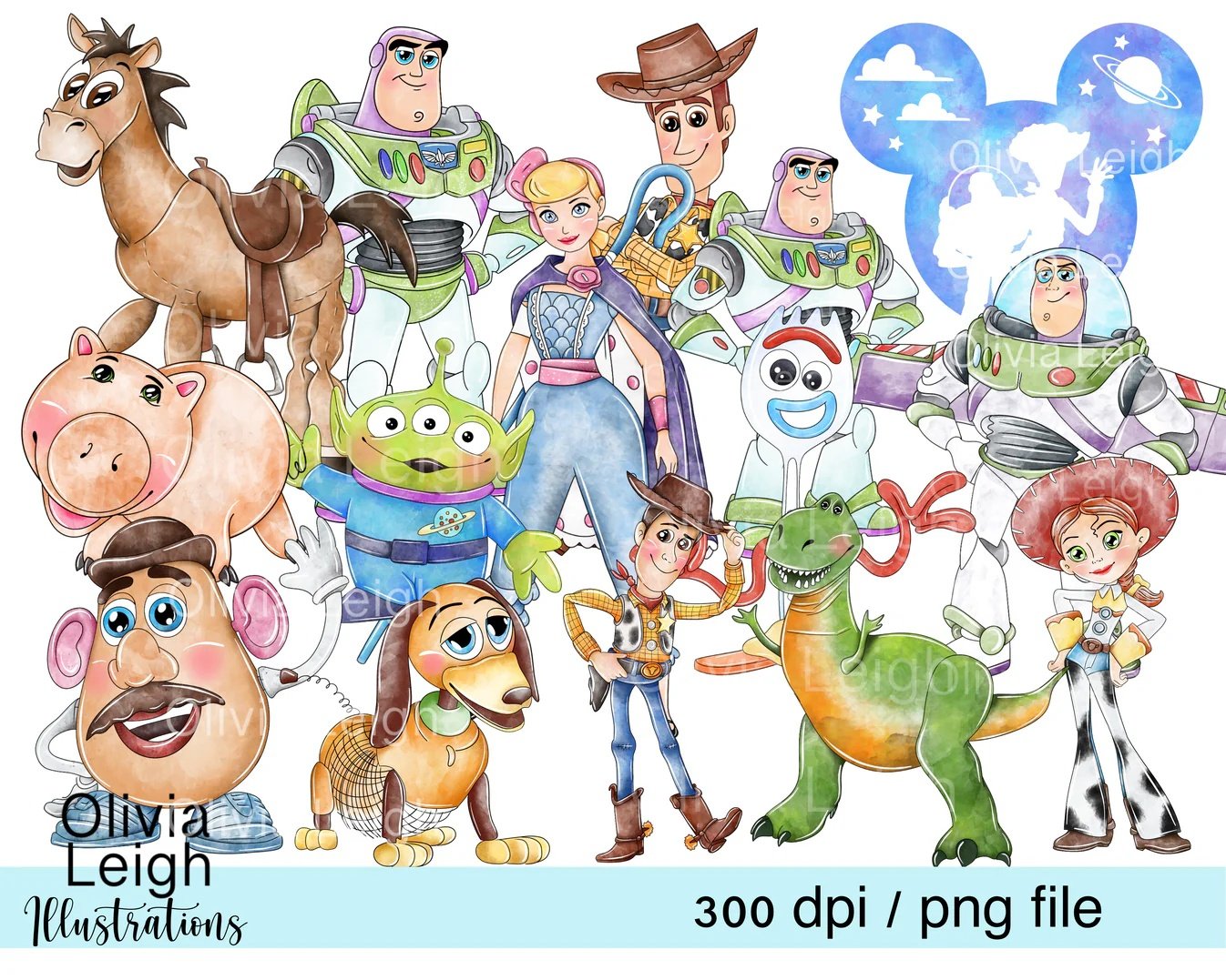 Kit Digital Toy Story 16