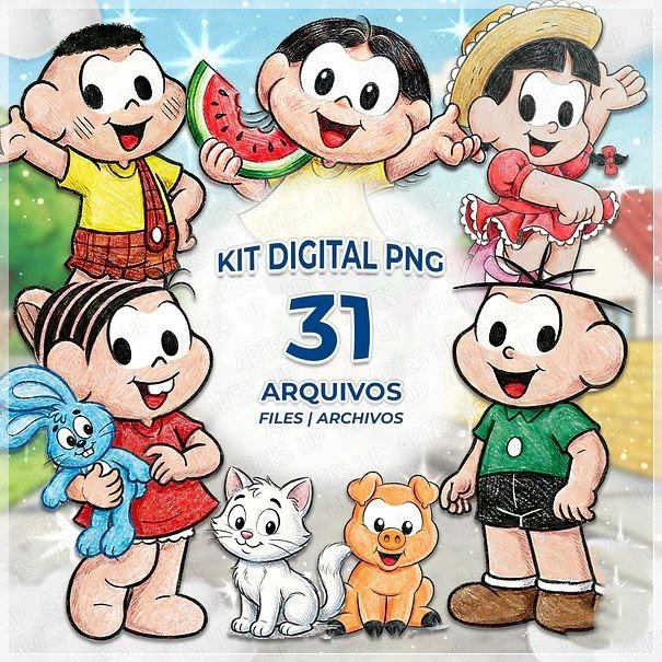 Kit Digital Turma Da Mônica 1