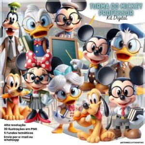 Kit Digital Turma Do Mickey Professor 2