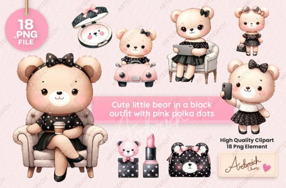 Kit Digital Ursinha Cute 10