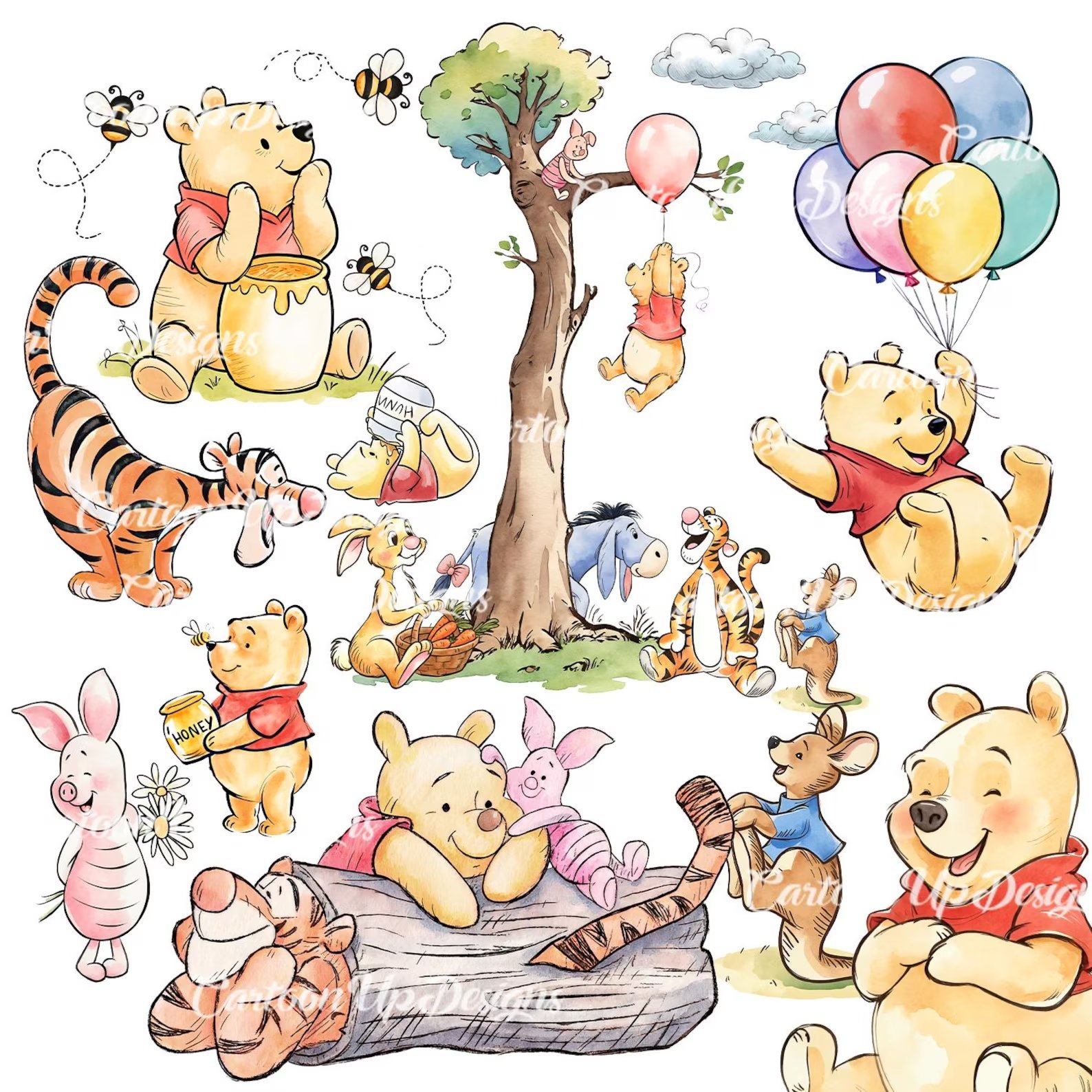 Kit Digital Ursinho Pooh 1