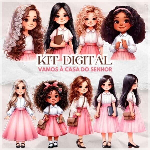 Kit Digital Vamos A Casa Do Senhor 15