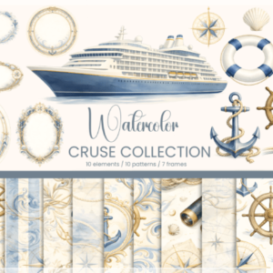 Kit Digital Viagem Navio Cruise Ship 20