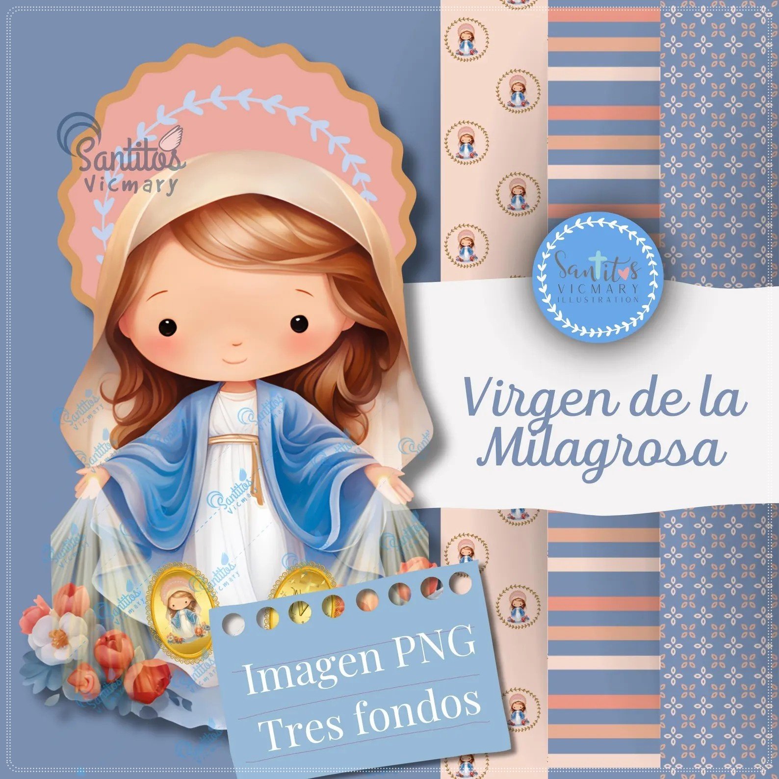Kit Digital Virgen De La Milgrosa, De Nossa Senhora Das Graças,Download Digital 16