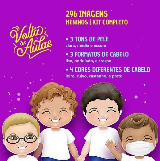 Kit Digital Volta Às Aulas Meninos 7