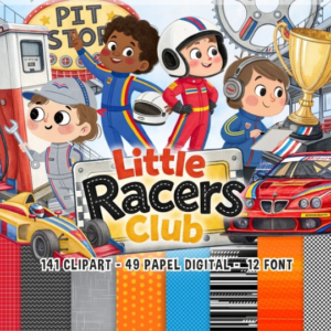 Kit Digtal Corrida Littles Racers Club 16