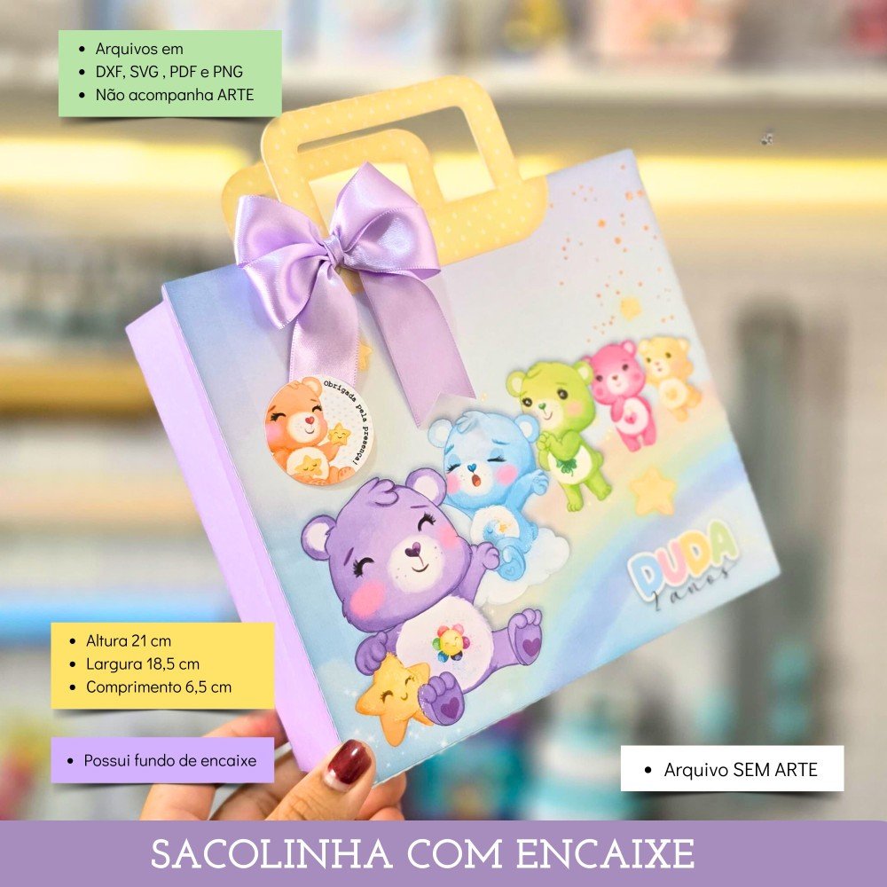 Sacolinha Com Encaixe