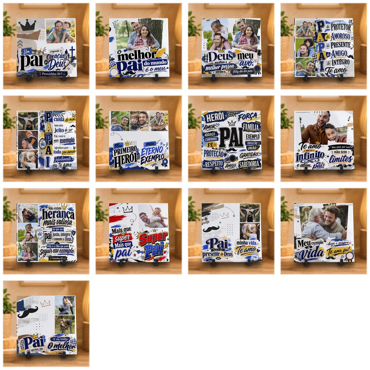 Sublimação Azulejos Dia Dos Pais 26