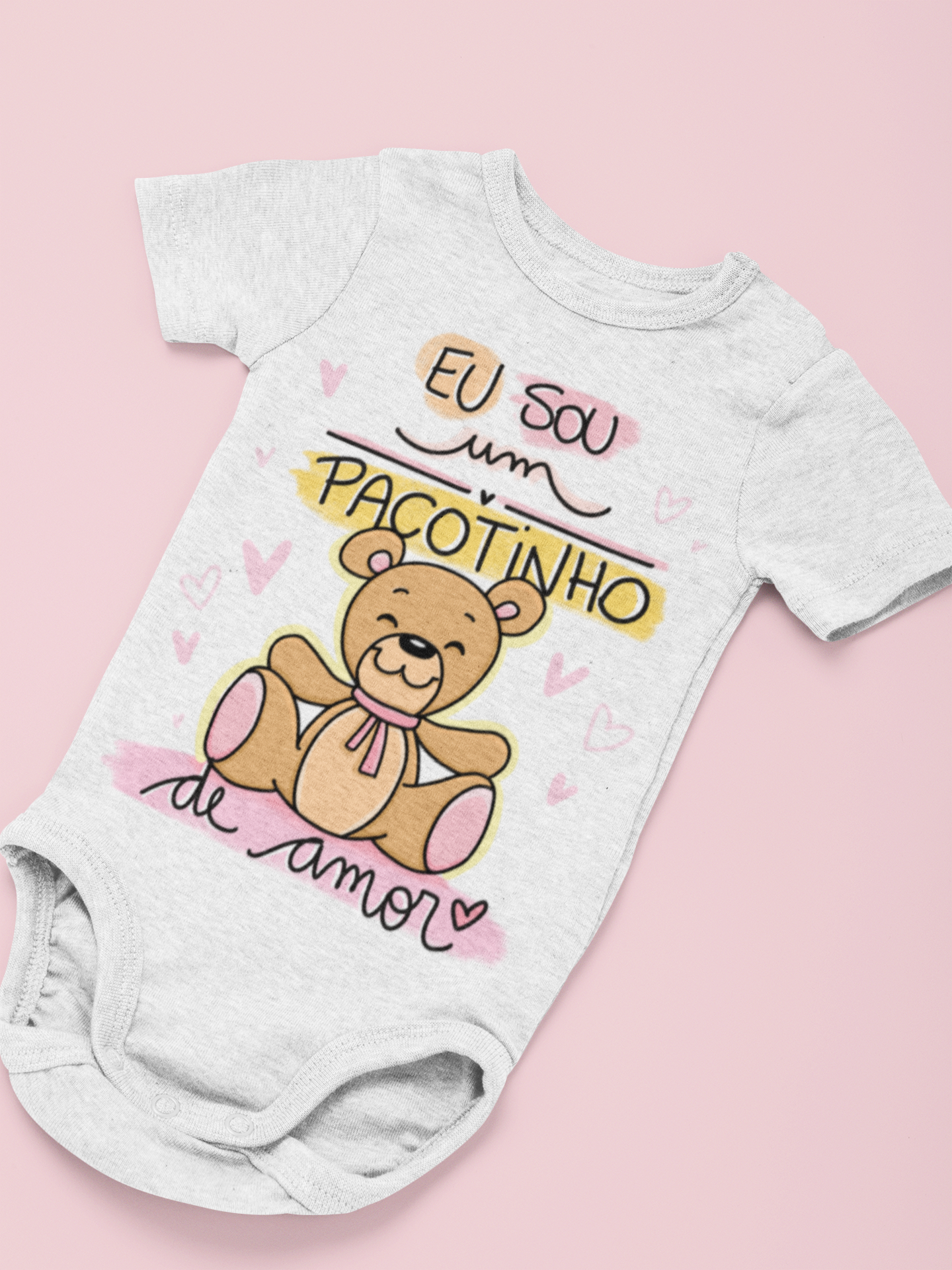 Sublimação Body Pacotinho De Amor