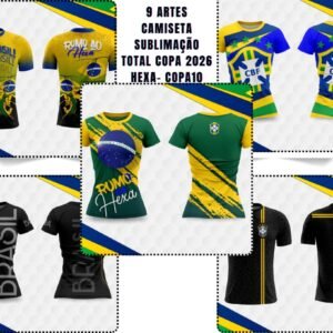Sublimação CAMISETA SUBLIMAÇÃO TOTAL COPA 2026 HEXA