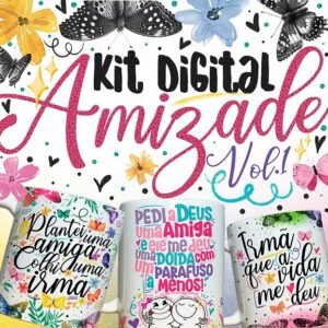 Sublimação Caneca Amizade 2024 Vol 1