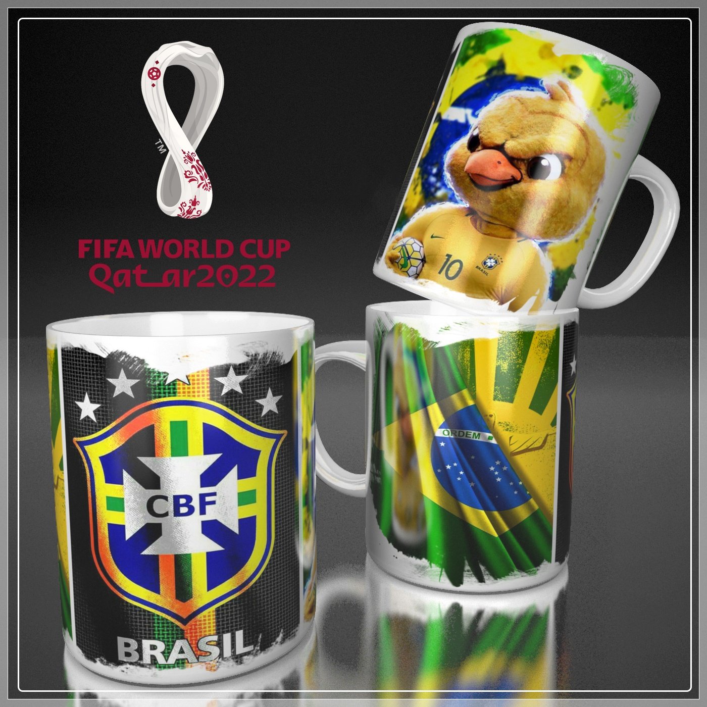 Sublimação Caneca Brasil