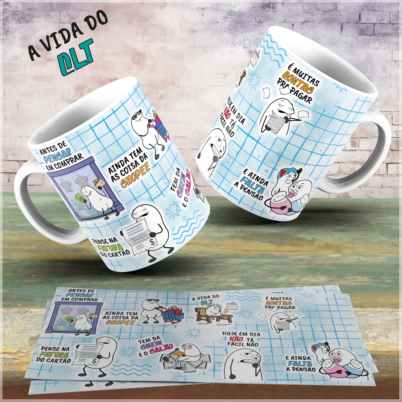 Sublimação Caneca CLT Fatura