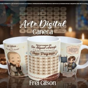 Sublimação Caneca Calendário Quaresma