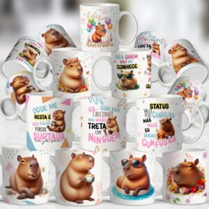 Sublimação Caneca Capivara Debochada