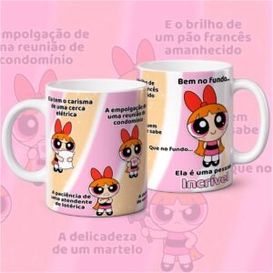 Sublimação Caneca Carisma De Uma Cerca Eletrica Florzinha