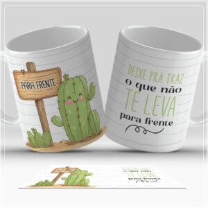 Sublimação Caneca Deixe Pra Trás