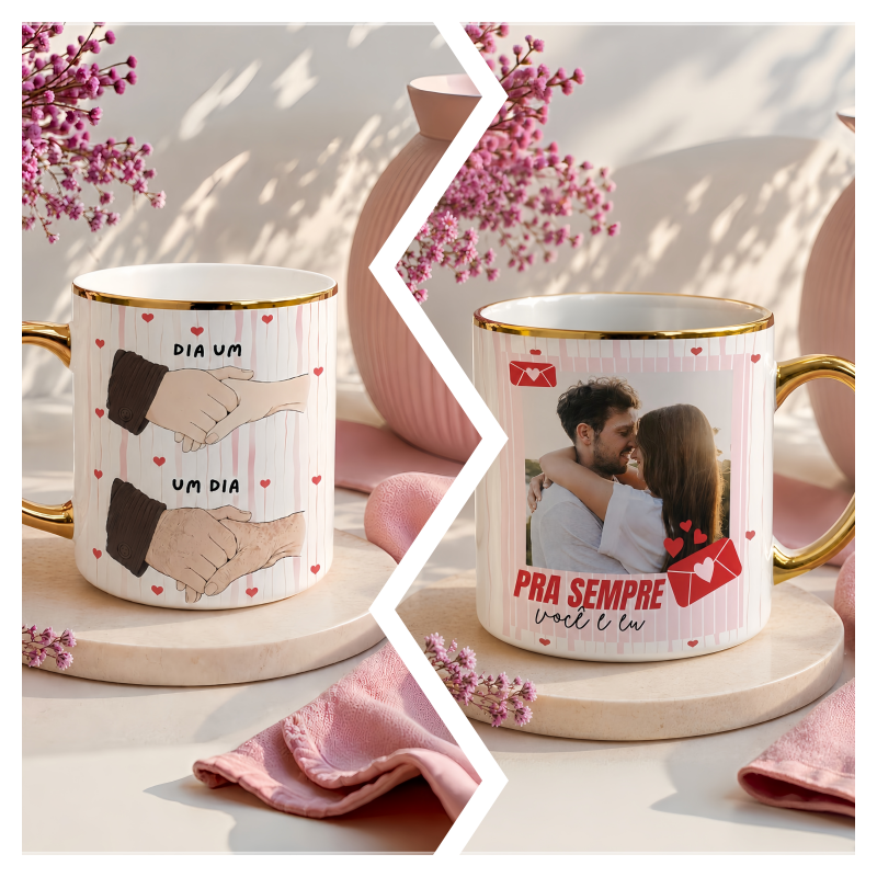 Sublimação Caneca Dia Um, Um Dia