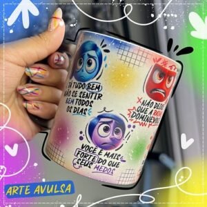 Sublimação Caneca Divertidamente Frases