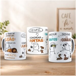 Sublimação Caneca Flork Matar Um Leão Por Dia