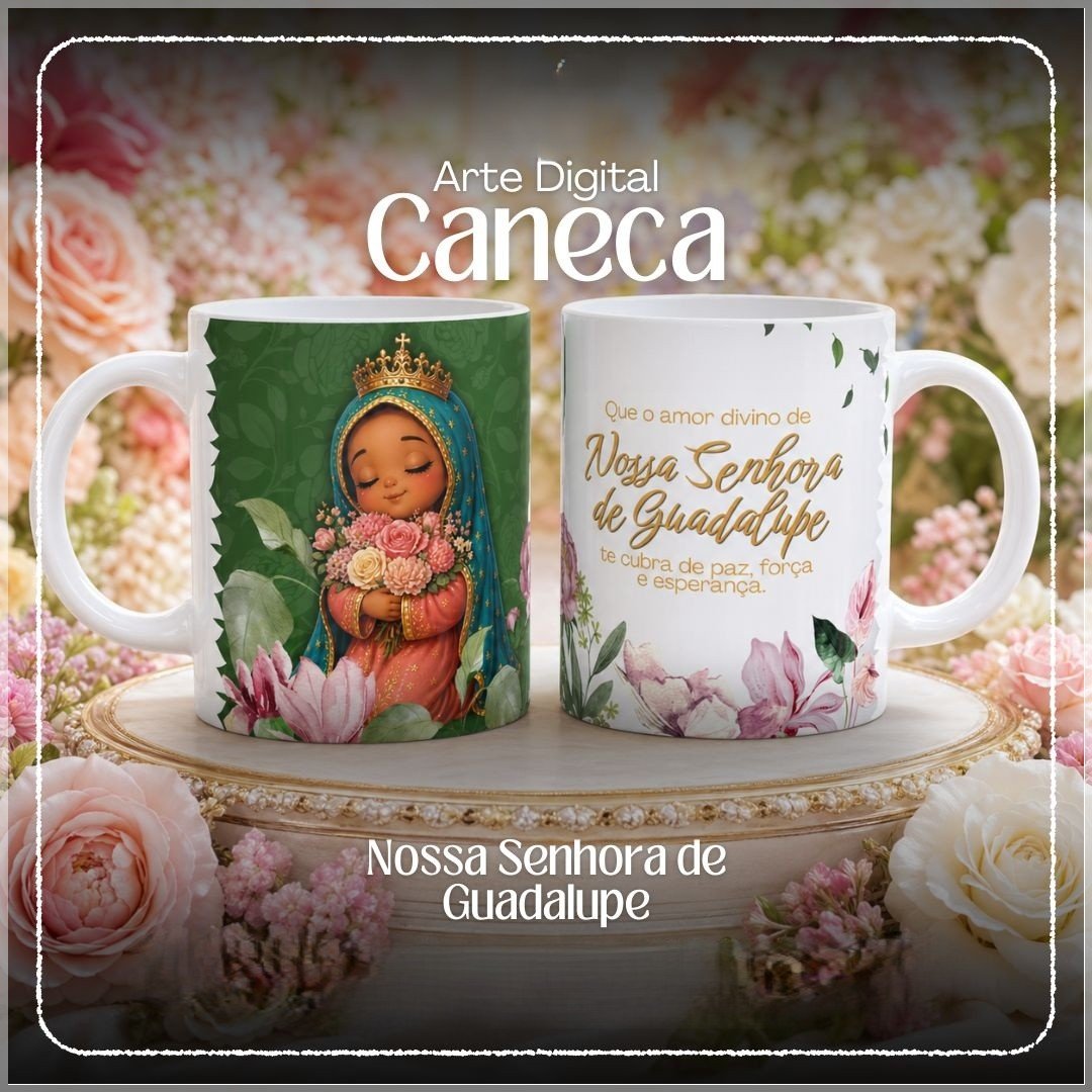 Sublimação Caneca Nossa Senhora De Guardalupe