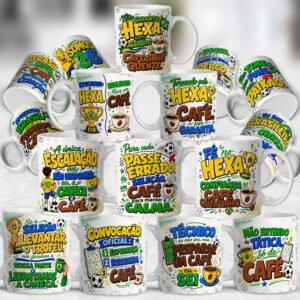 Sublimação Caneca Rumo Ao Hexa
